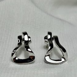Pendientes plata de ley rodiados Modelo bruma